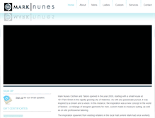 Tablet Screenshot of marknunes.ca